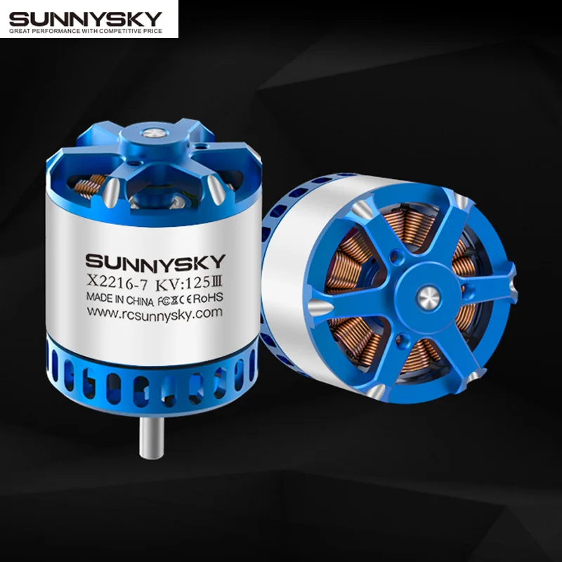 

Sunnysky X2216 III X2216 880KV /1100KV /1250KV/1400KV/1800KV/2400KV Outrunner Brushless Motor For RC Airplane