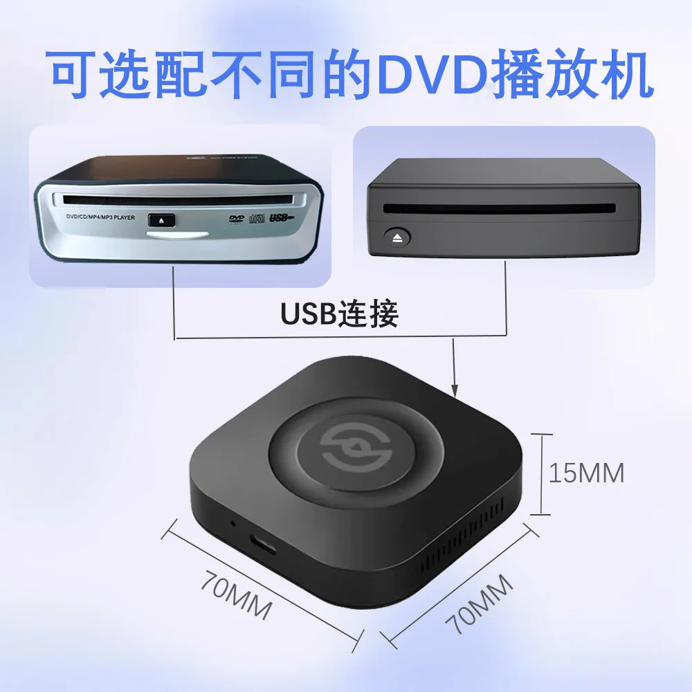 

Автомобильный CD/DVD-плеер, CarPlay, видеоплеер, проекция экрана мобильного телефона, задний смарт-DVD-плеер