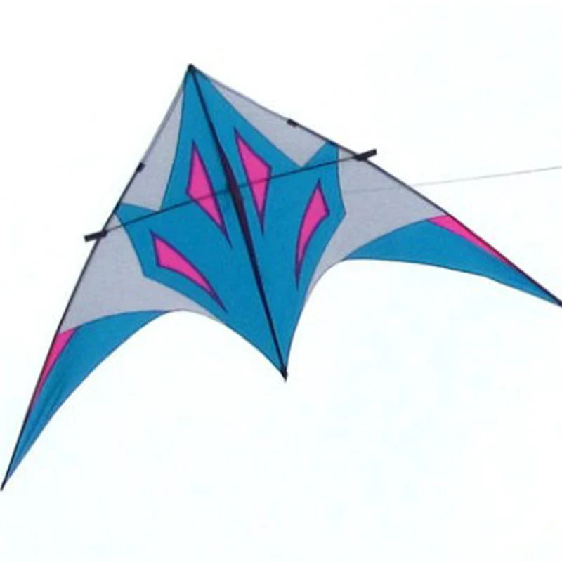 Outdoor Fun 2.8m Large Power Delta Kite For Adults And Children Triangle Huge Kites With Handle And Line Good Flying