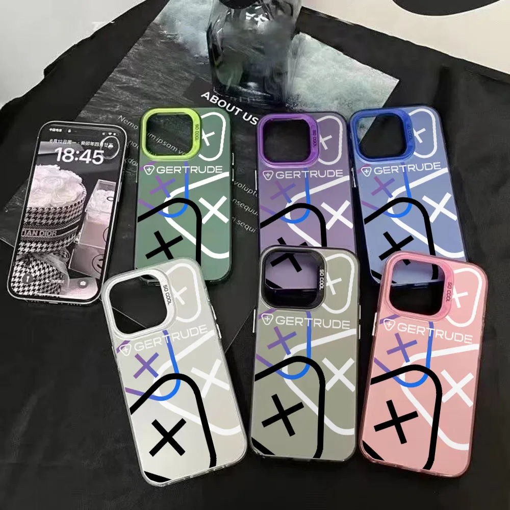 Cool Letter G-Gertrudes Phone Case for Samsung Galaxy S26 S25 Edge S24 S23 S22 S21 FE S20 Ultra Plus 5G Colorful Hard Cover
