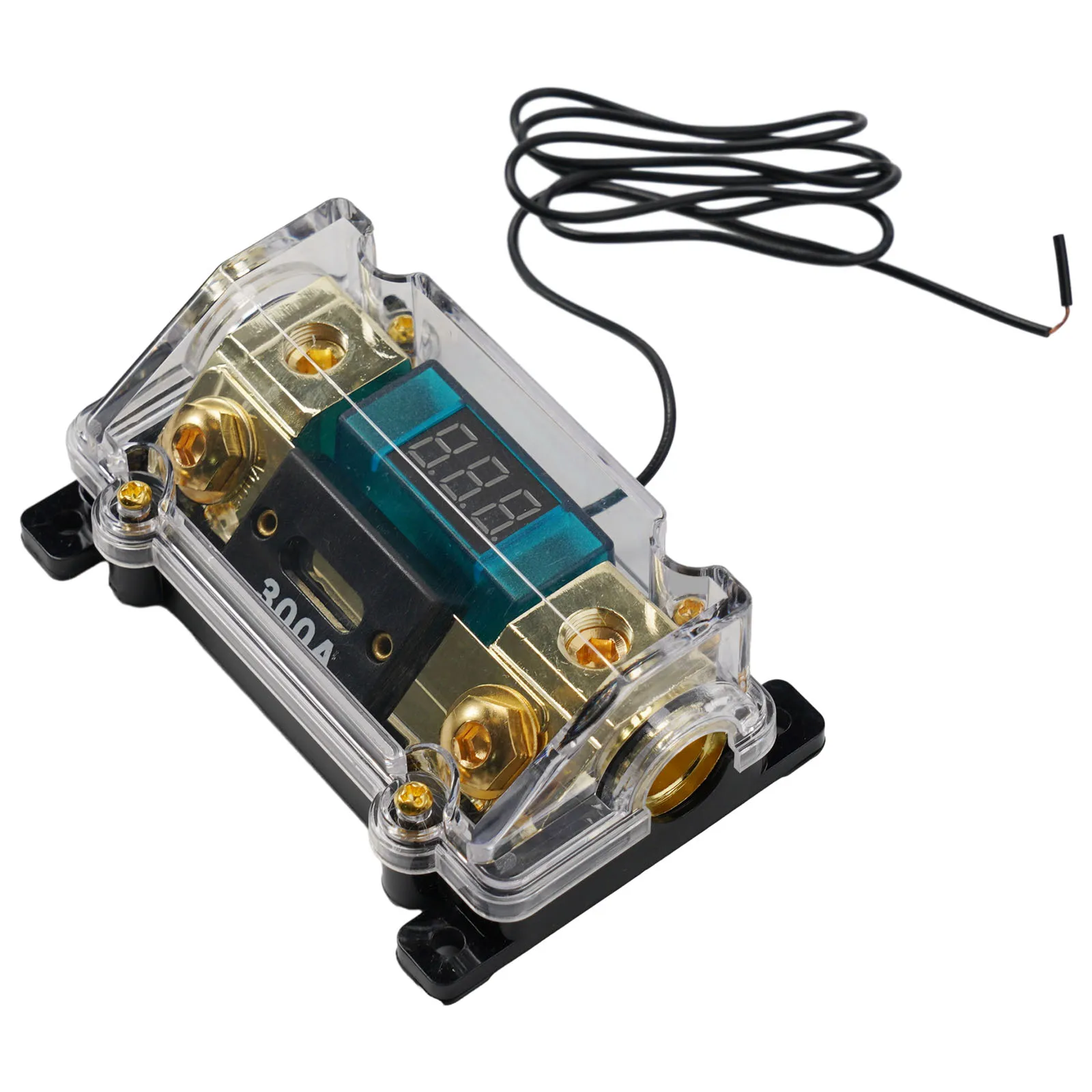 Holder Fuse 0 2 4 Gauge Parts W/ Fuse 300 Amp Black LED Digital Display for m3 Thread High Quality Holder Fuse