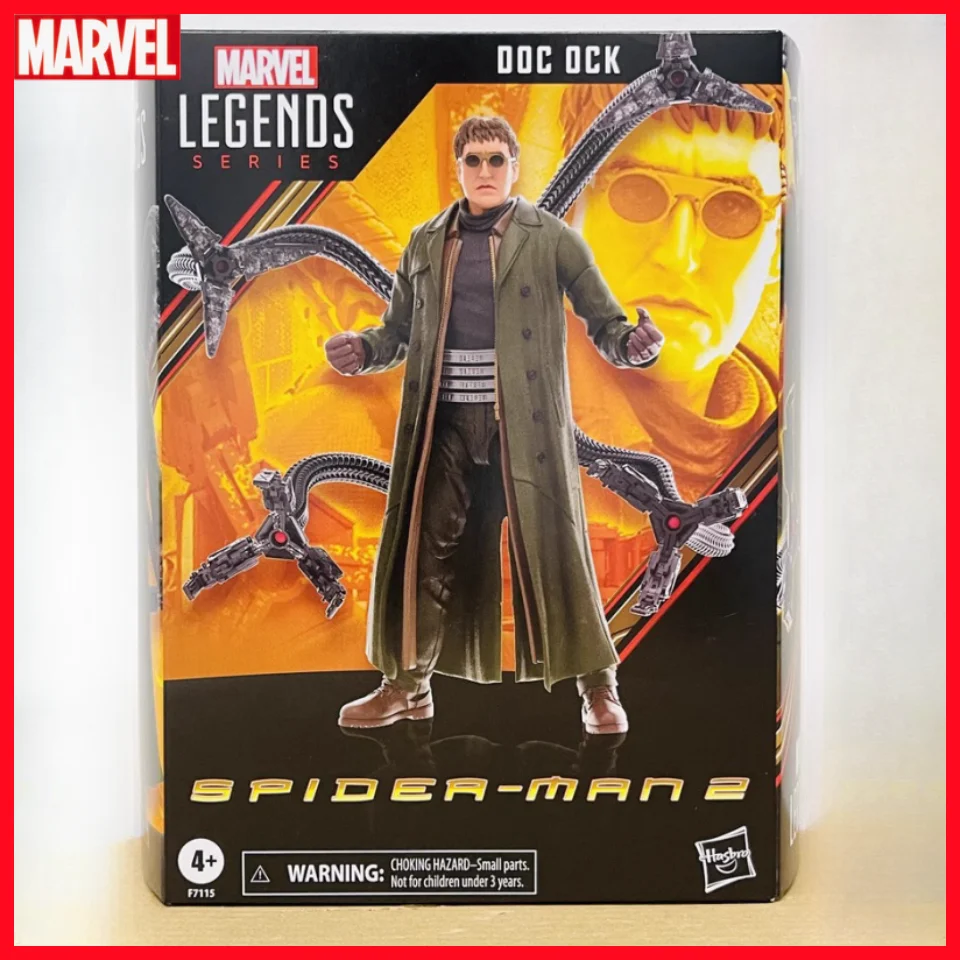 In Stock Marvel Legend Series Spiderman 2 Figure Doctor Octopus Action Figure DOC OCK Movable Joint Model Anime Statue Decor Toy