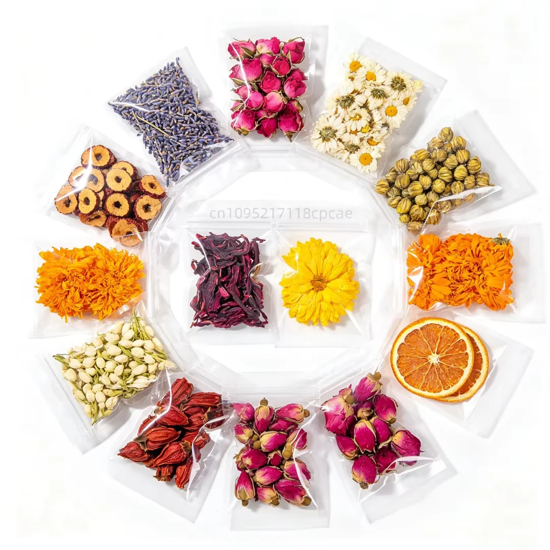 Premium Natural Dry Flower For DIY Soap & Candle Making | Rose/Butterfly Orchid/Chamomile/Lavender/Jasmine | Wedding Home Decor