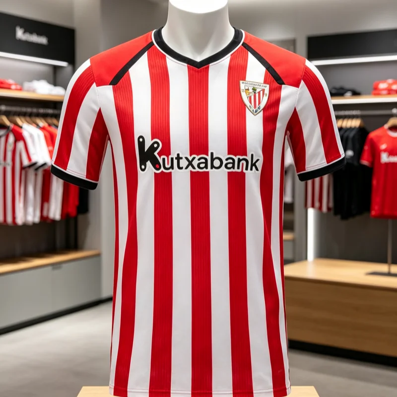 26-27 Neue Spanische Sport-Fußballtrikots Sommer 3D-Druck Schnelltrocknende Sport-Kurzarm-T-Shirts für Familien – Detail 2