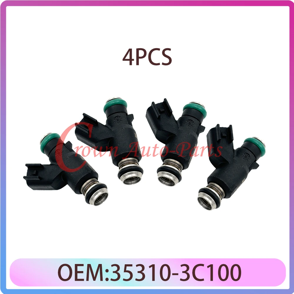 

4Pcs New Fuel Injectors 35310-3C100 for Azera Gensis G90 G80 Borrego sorento 3.3 3.8L 353103C100 35310 3C100