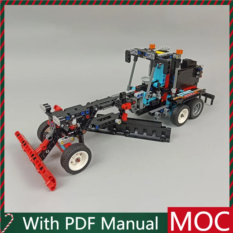

512 шт. MOC строительные блоки, модель дорожного грейдера, кирпичи, технология, набор для сборки «сделай сам», детские развивающие игрушки, детский подарок на день рождения