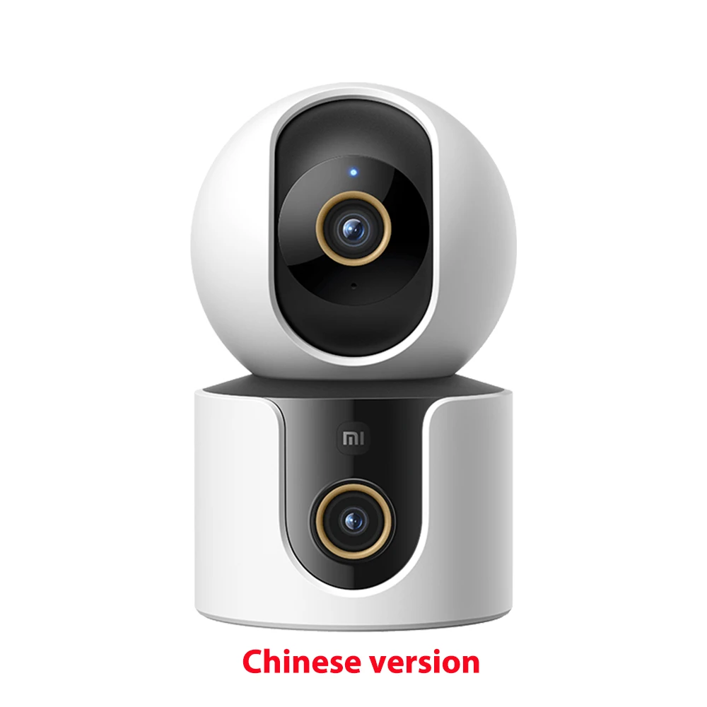 2025 Xiaomi Smart Camera C500 Version double objectif Caméra de sécurité 4MP 360 °   Détection AI Vi