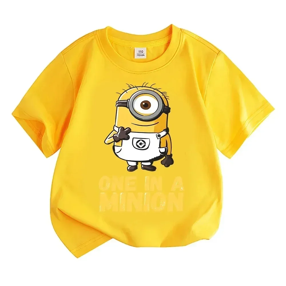 

High Quality Summer Cute Cartoon Print Teen Kids T-shirt 100%Cotton Boys Girl Short Sleeve Stylish Baby Tees Top Children Tshirt