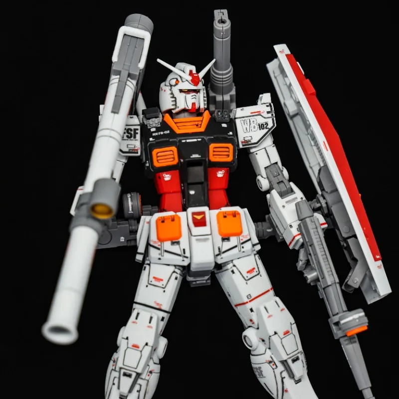 Xingdong HG 1/144 RX-78-2 Thunder Color Matching MW GTO Assembly Model Joint Mobile Mech Warrior Figure Toy Gift