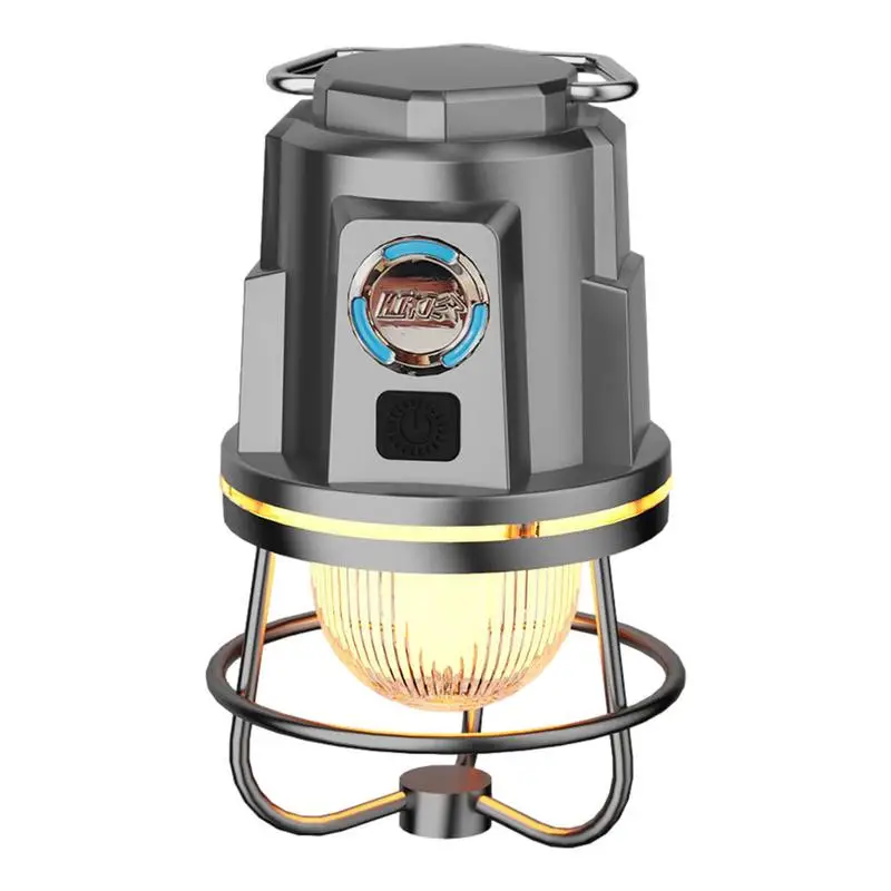 Camping Light For Tent LED Outdoor Camping Lantern Lighthouse Design Outdoor Lighting Tool For Hiking Running Reading Fishing