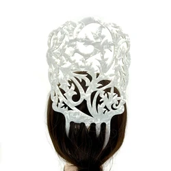 Vintage High Hair Combs Colorful Acetate Hair Accessories Faux Tortoise shell Hair clips Women jewelry gift