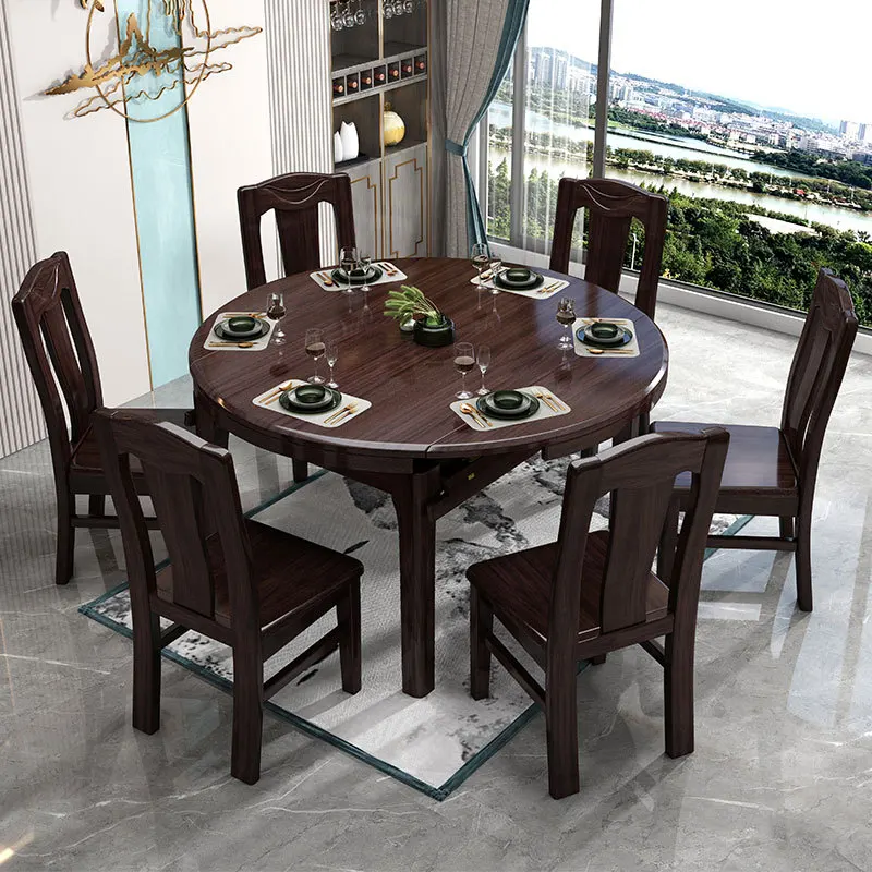 

Customizable wood dining table