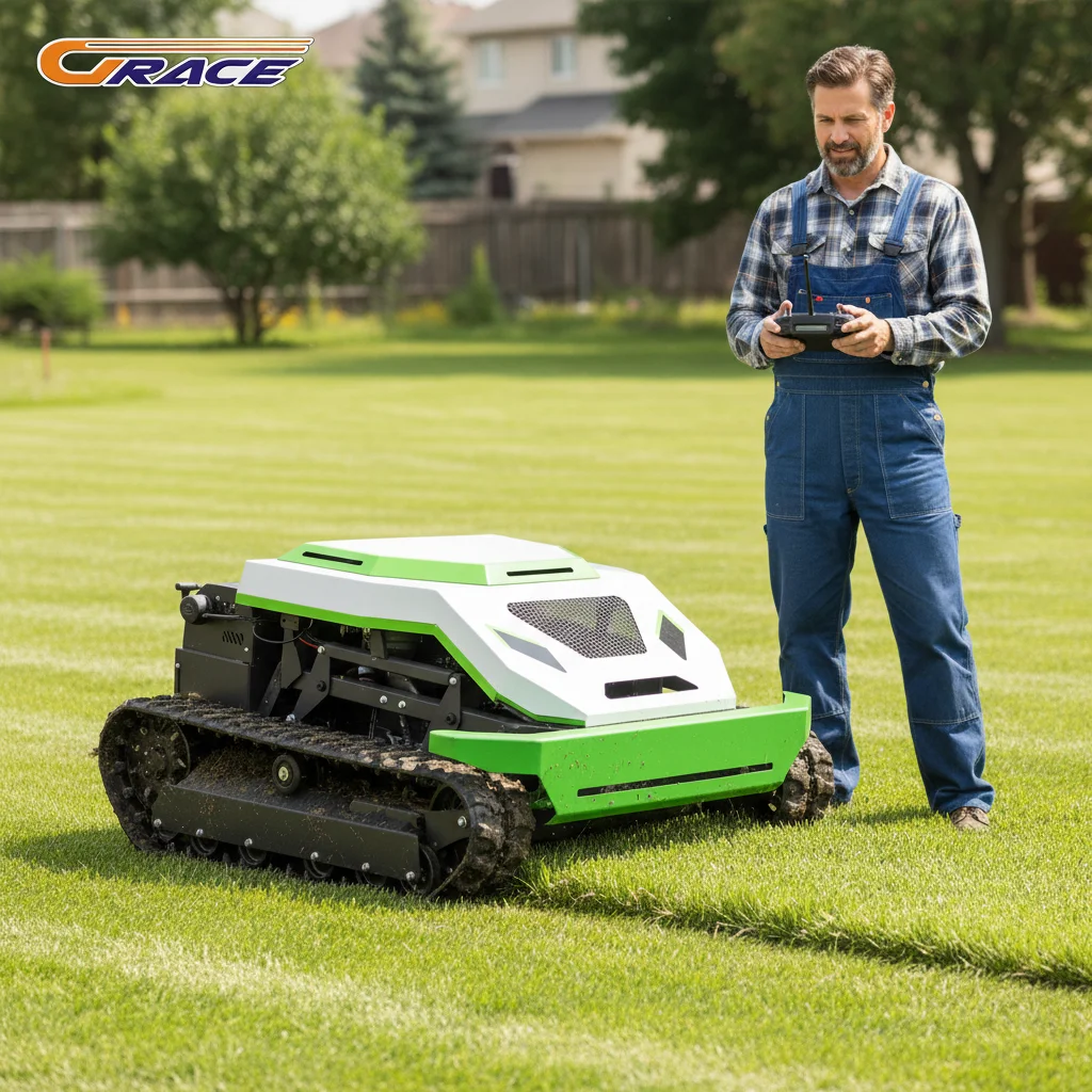 4 in 1 Charging Remote Control Snow Sweeper Snow Pusher Lawn Mower Bulldozer