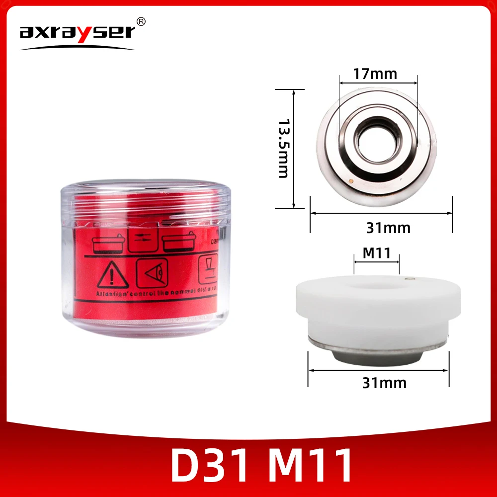 1/5/10/50/100pcs Bodor Ceramic Ring D31 M11 22kw PRLCI-003113 A Non-porous Ceramic Nozzle Holder for Bodor GN6 GN6A Cutting Head