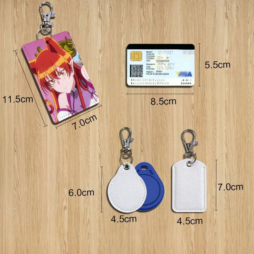 Ameri Azazel Iruma kun Suzuki Keychain Holder Suitable For Subway Bank Card Bus Card Case Badge Holder Wallet Card