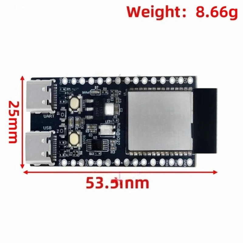 ESP32-C5-DevKitC-1 Development Board  With Dual-Band 2.4G/5G WiFi+Bluetooth ESP32-C5 TYPE-C Module