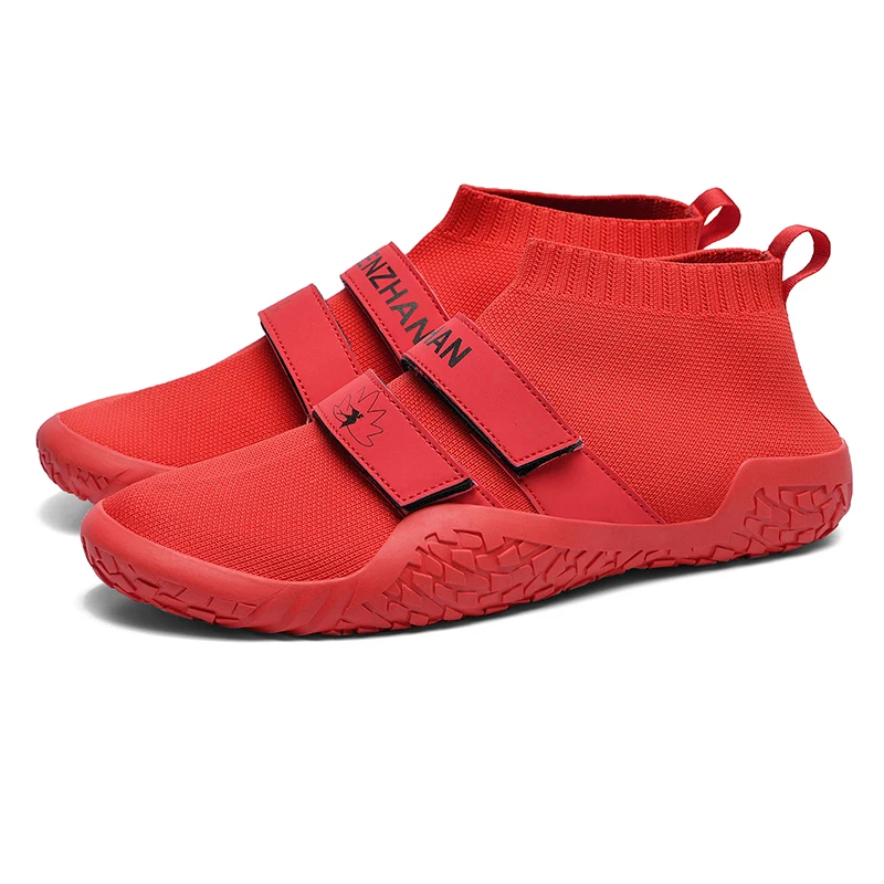 Nowe męskie i damskie buty bokserskie zapaśnicze miękkie, oddychające, antypoślizgowe buty do podnoszenia ciężarów para joga buty fitness piesze