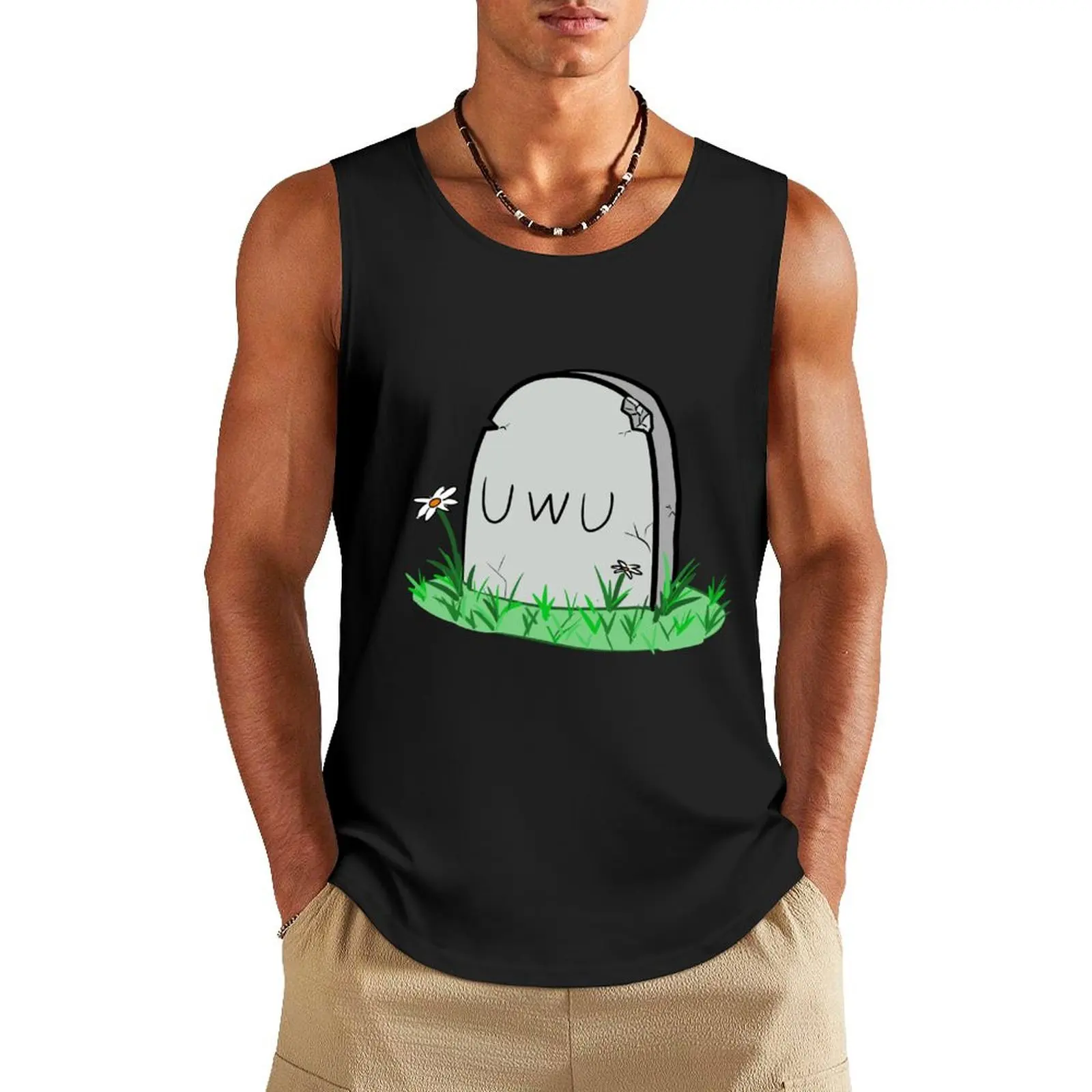 Майка для бодибилдинга Cringe Culture is Dead, Мужская аниме одежда