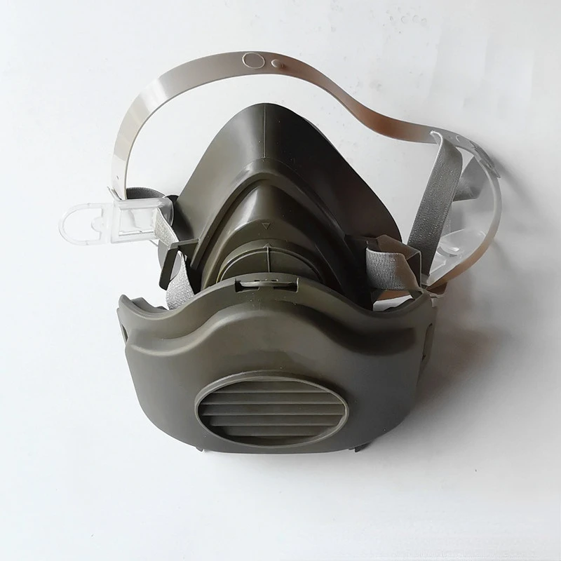 Stofmasker 3200 Head-Mounted Siliconen Anti-Particulate Respiratoire Masker Industriële Stofdicht Slijpen Decoratie