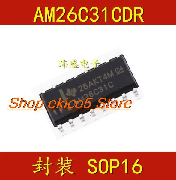 10pieces Original stock  AM26C31C AM26C31CDR SOP-16 