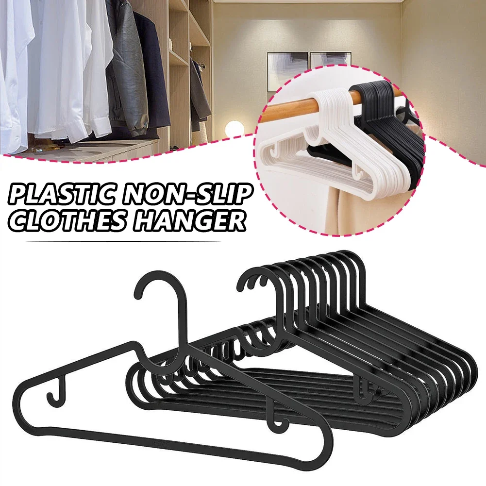 5/10 pçs cabide de roupas cabide de secagem com ganchos anti deslizamento rack de roupas para organizador de guarda-roupa doméstico