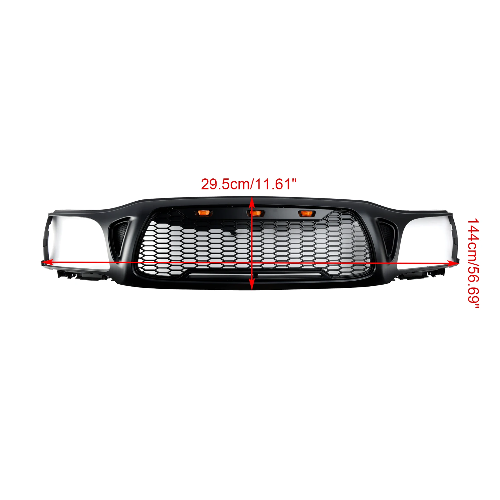 Artudatech Honeycomb Front Bumper Grill Grille Fit Toyota Tacoma 2001-2004 TRD PRO