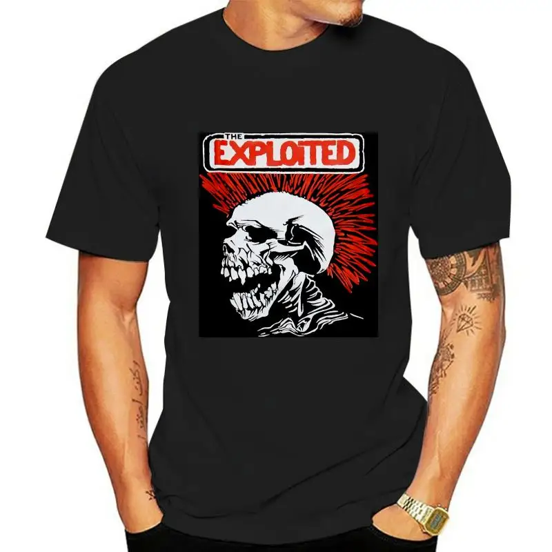 The Exploited Punk Band Graphic T-Shirts Tshirt Tops Short-sleeved TEE Shirt