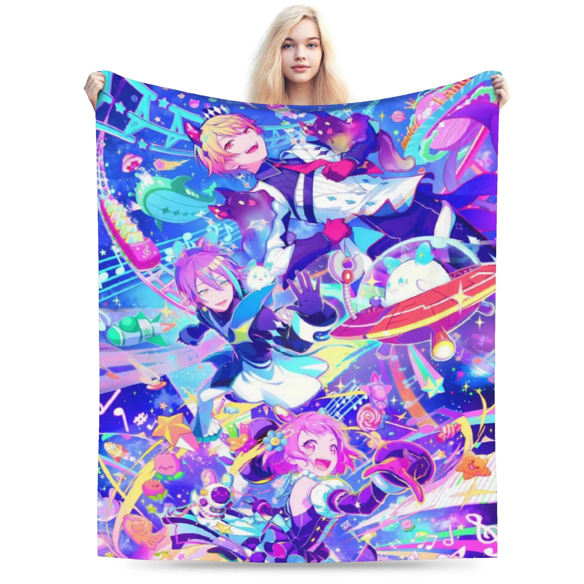 rui kamishiro tenma tsukasa Blanket Super Soft Cozy Throw Blankets for Couch 50x60 Inches Multi-size Throws And Blankets