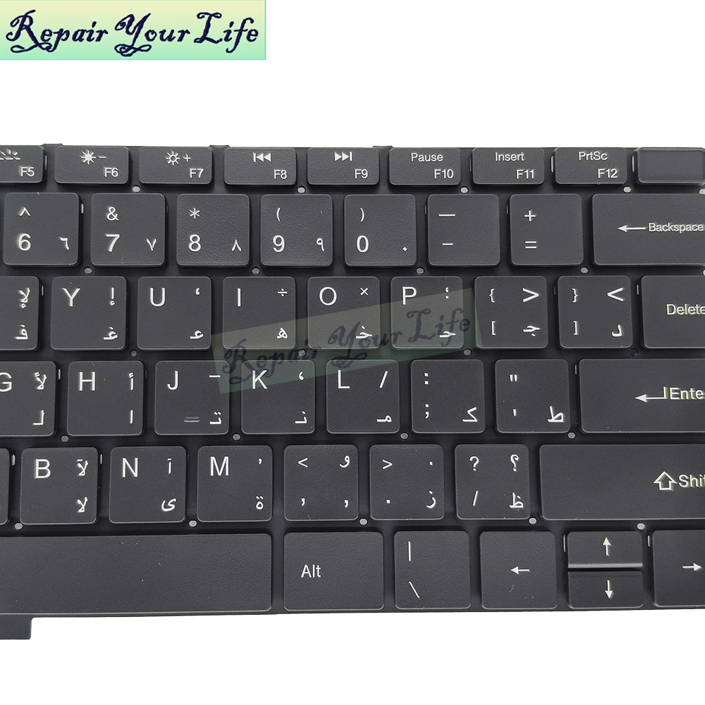 Imagem -02 - Teclado Portátil Retroiluminado para Chuwi Eua Árabe Russo Gemibook Cwi528 Cw1528 Pride-k3918 Mb2757001 X313c Ch1301 ar ru Inglês