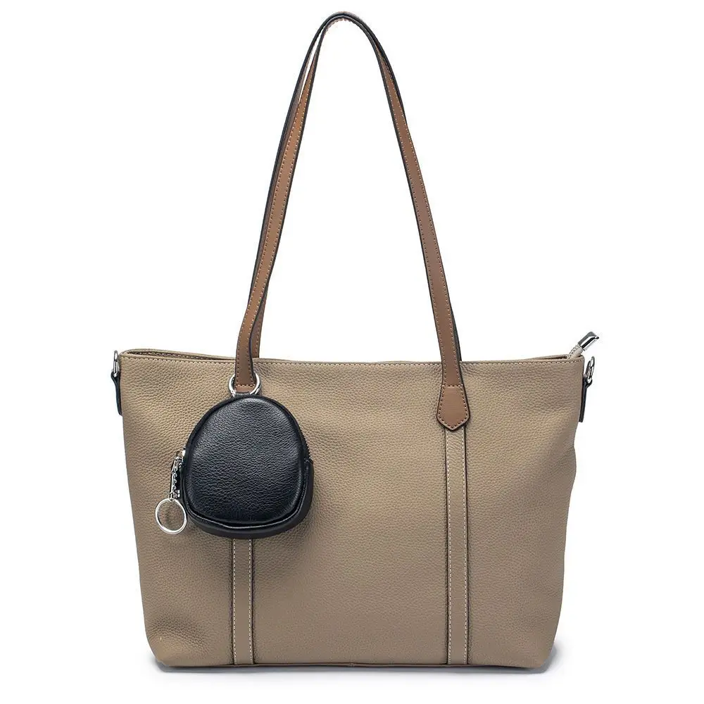 Portable Mini Coin Purse Solid Color Zipper Card Holoder Wallet with Key Ring Money Bag Keychain