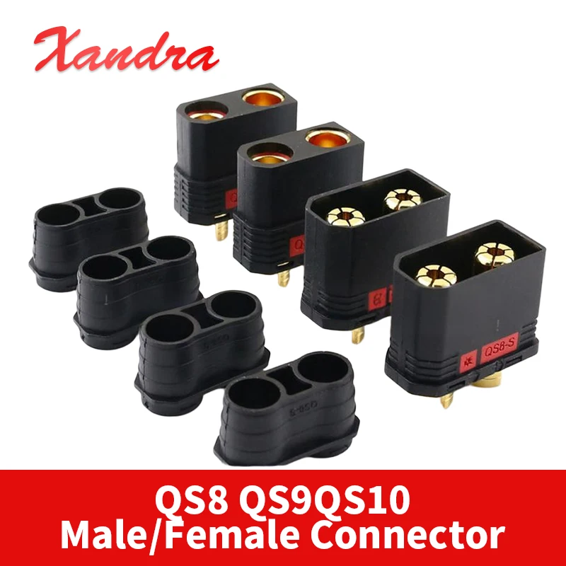 QS8 QS9 QS10 Luftfahrt Modell Männlich Weiblich Stecker Gabelstapler Elektrische Motorrad Batterie Anti Funken Lade Power Adapter Stecker