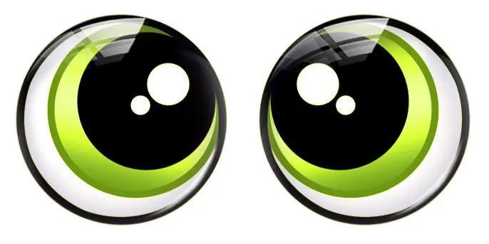 Round Cartoon Cute Colorful Pupils Ragdoll Toy Eyeball Eyes Doll Photo Glass Cabochon Flatback Demo Cameo For Diy Jewelry Making