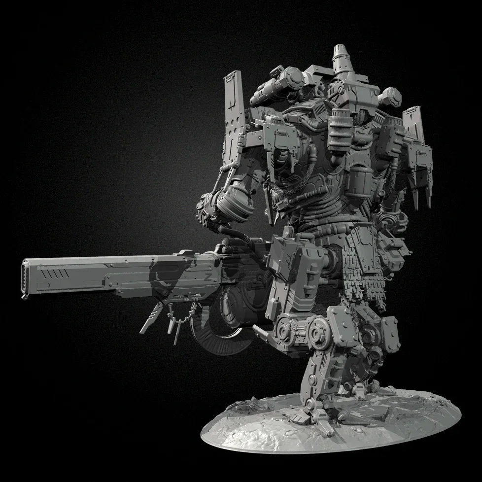 The height of man 65mm 85mm 105mm  Resin soldier colorless self-assembly（3D Printing ）TD-7390/3D view 6