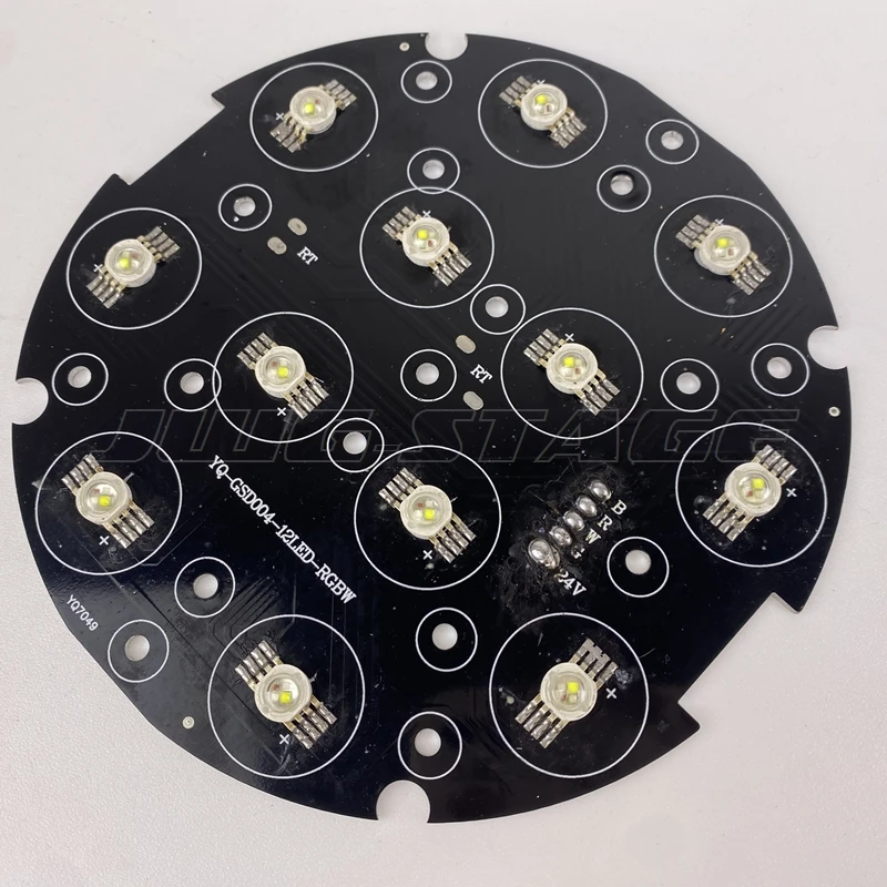 12X12W RGBW 4IN1 Led Par Lamp Bead Source Board Aluminum Stage Light Led Moving Head LighT