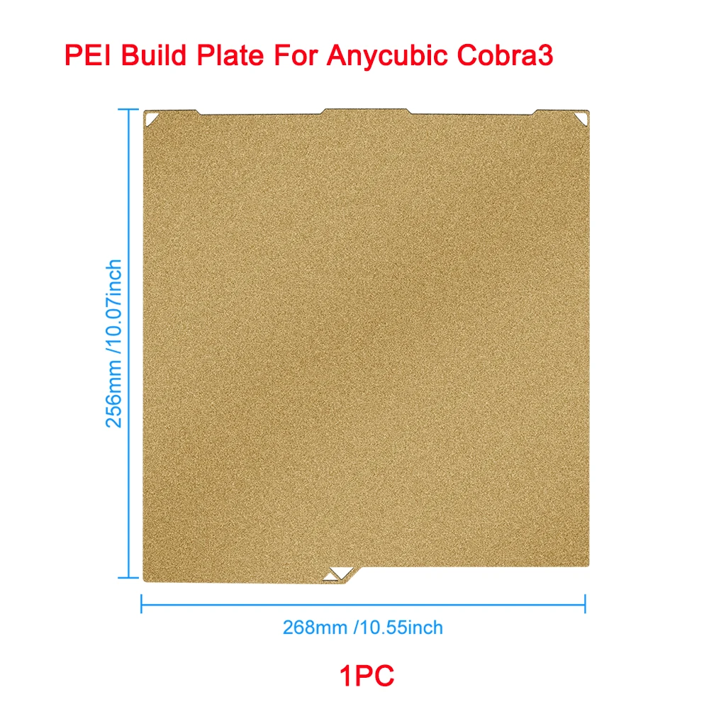 Für Anycubic Kobra 3 S1C Bauplatte Doppelseitige Druckplatte PEI Texturiertes Federstahlblech Für Cobra 3 3D-Drucker Ersatzteil – Detail 7