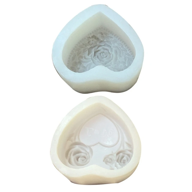 

Love Heart Rose Silicone Chocolate Mould Cake Decorating Baking Accessories
