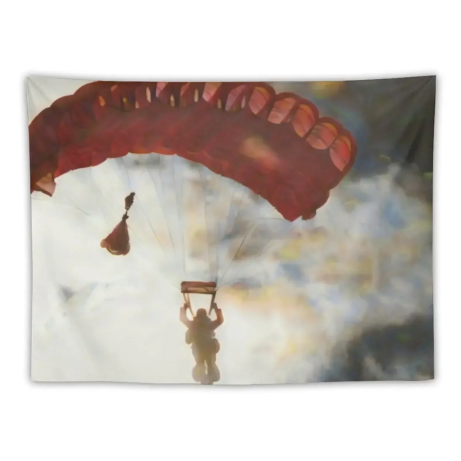 Impressionist Skydive Tapestry Room Decorations Aesthetic Wall Deco Tapestry