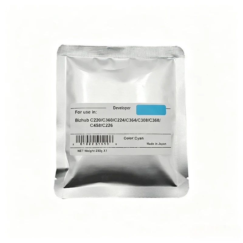1PCS 230g Developer Carrier Powder For Konica Minolta C224 C284 C364 C454 C554e C221 C281 C7122 C7128 C226 C256 C266 C227 C287