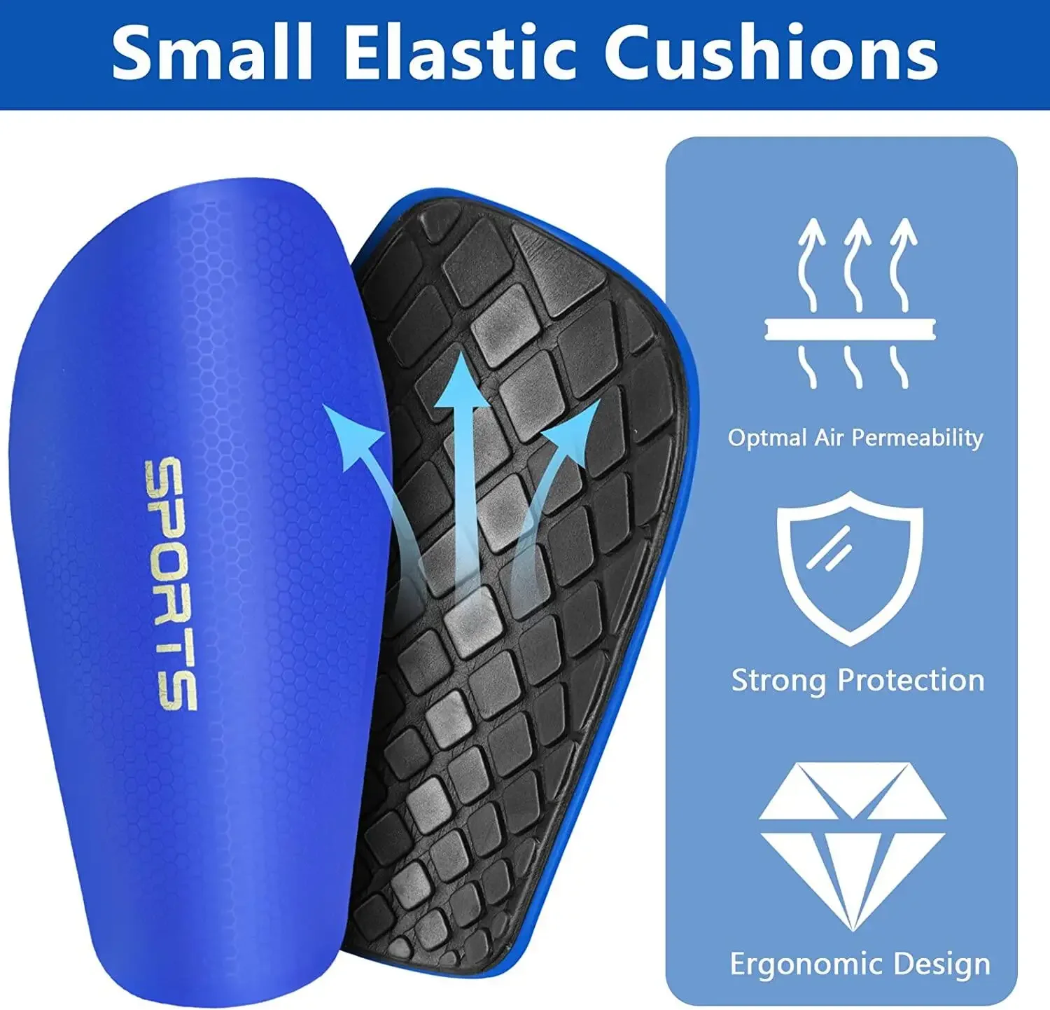 1 Pair Adult Kids Honeycomb Shin Guard Anti-Collision Soccer Shin Pad Football Training Basketball Calf Sleeves Shield Protector