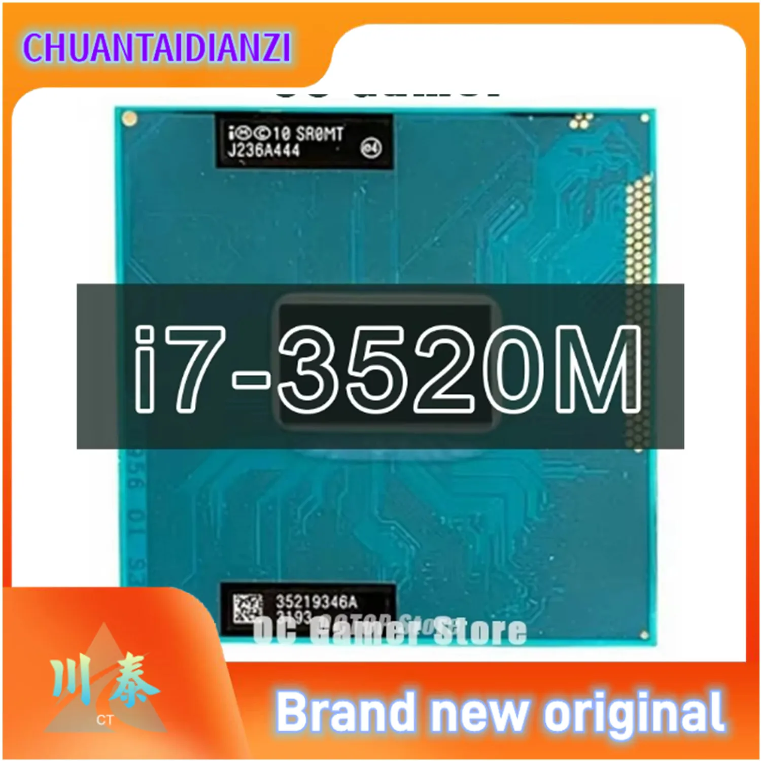 Core i7 3520M SR0MT 2.90GHz Dual-Core Quad-Thread notebook Laptop CPU Processor i7-3520M 35W Socket G2 / rPGA988B