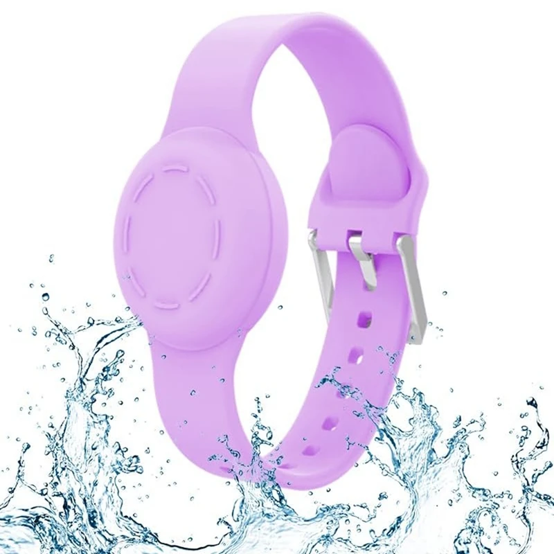 Bracelet étanche en silicone pour enfants, bracelet Air Tag, adapté pour Apple Watch Band (B)