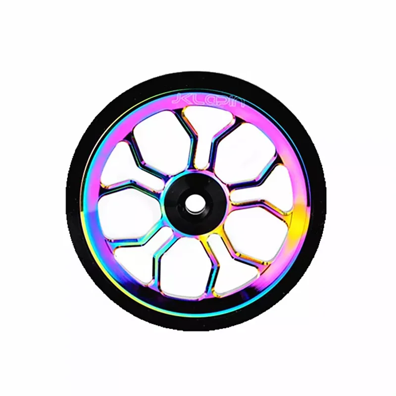 Litepro 3D Hollow 80mm Easy Pushing Wheels Spider Large Easy Wheel Modified Sealed Bearing Wheel For Brompton Folding Bike