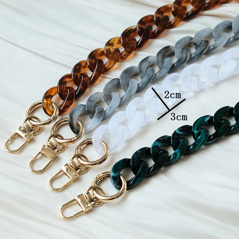 New Cellphone Accessory Parts Long Phone Chain Crossbody Resin Strap Amber Phone Case Charm Acrylic Neck Hanging Shoulder Chains