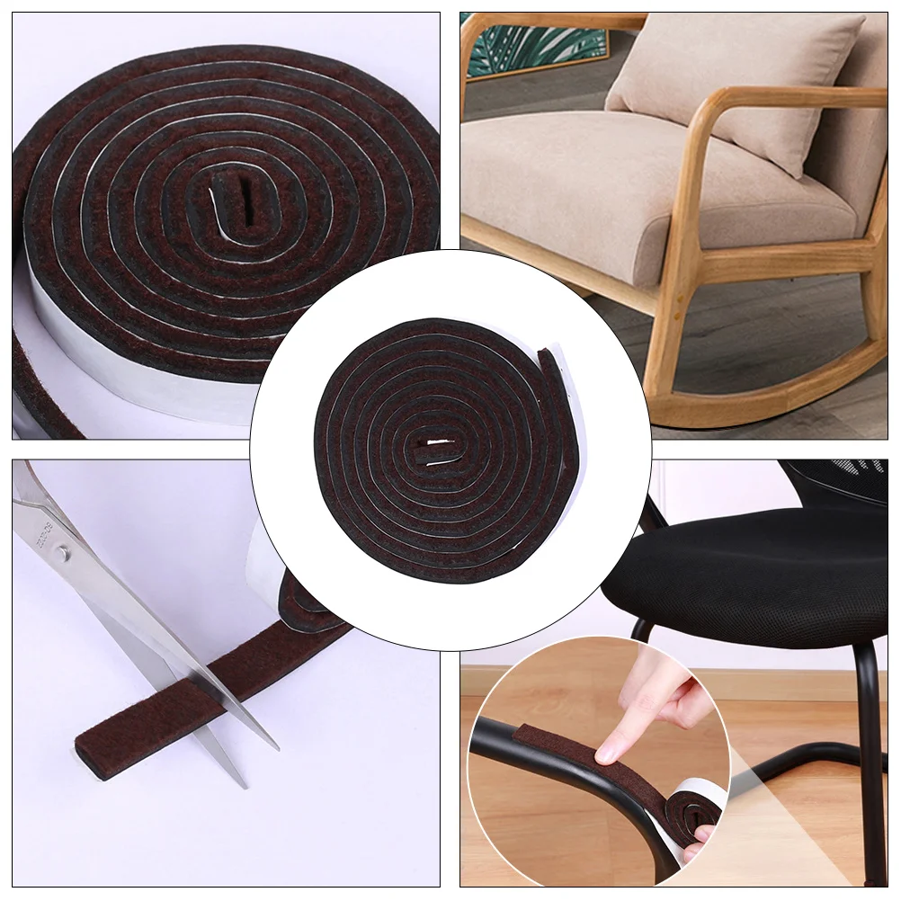 Mobili piedi cuscino tavolo strisce di feltro fiocco sedia Pad Protector sgabello protezioni per pavimenti tappeto