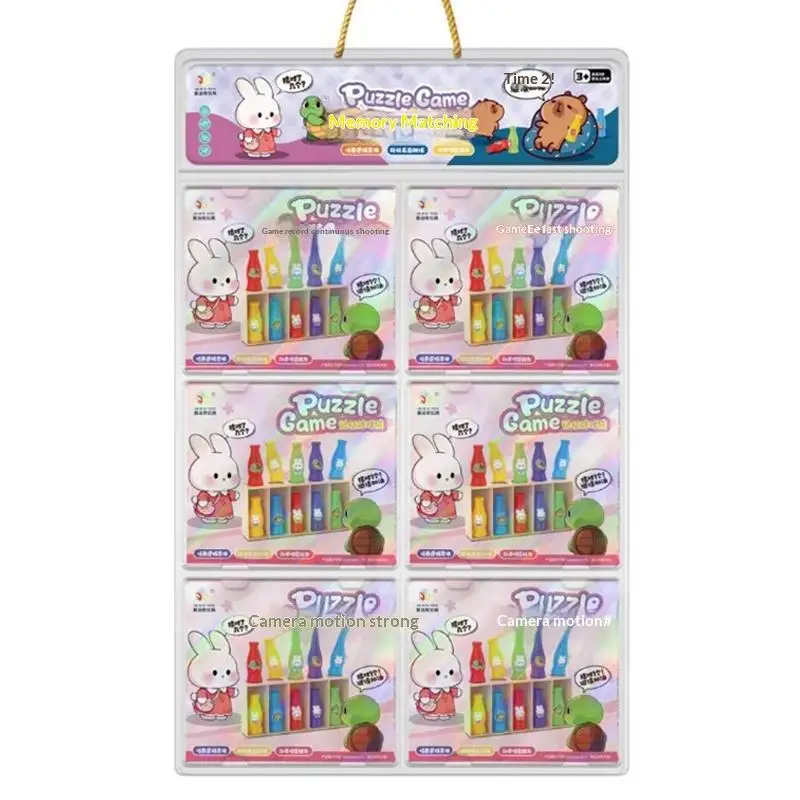 Ouder-kind interactief speelgoed Geheugenfles Matching Desktop Game Kinderpuzzelspeelgoed