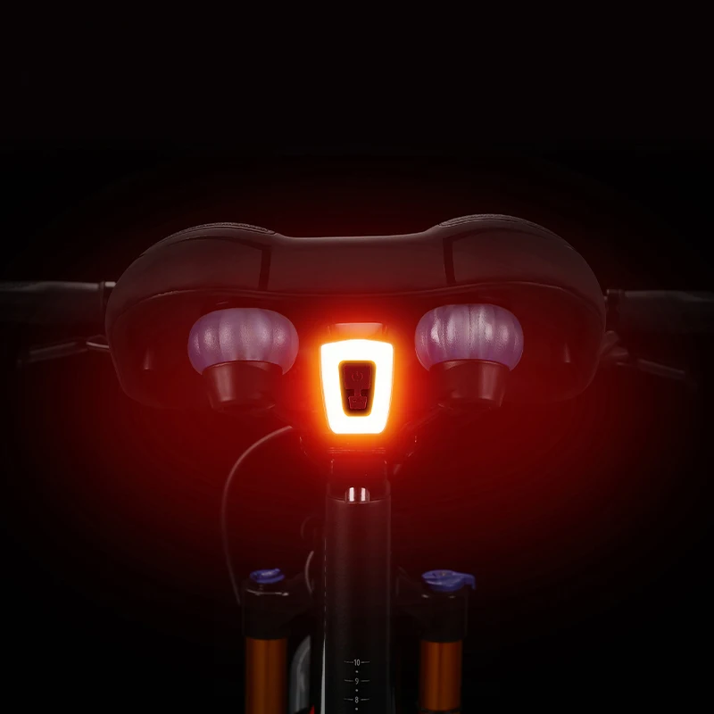 WEST BIKING Rechargeable Bike Rear Light LED Saddle Taillights Cycling Helmet Light USB Flashlight Safety Bicycle Accessories