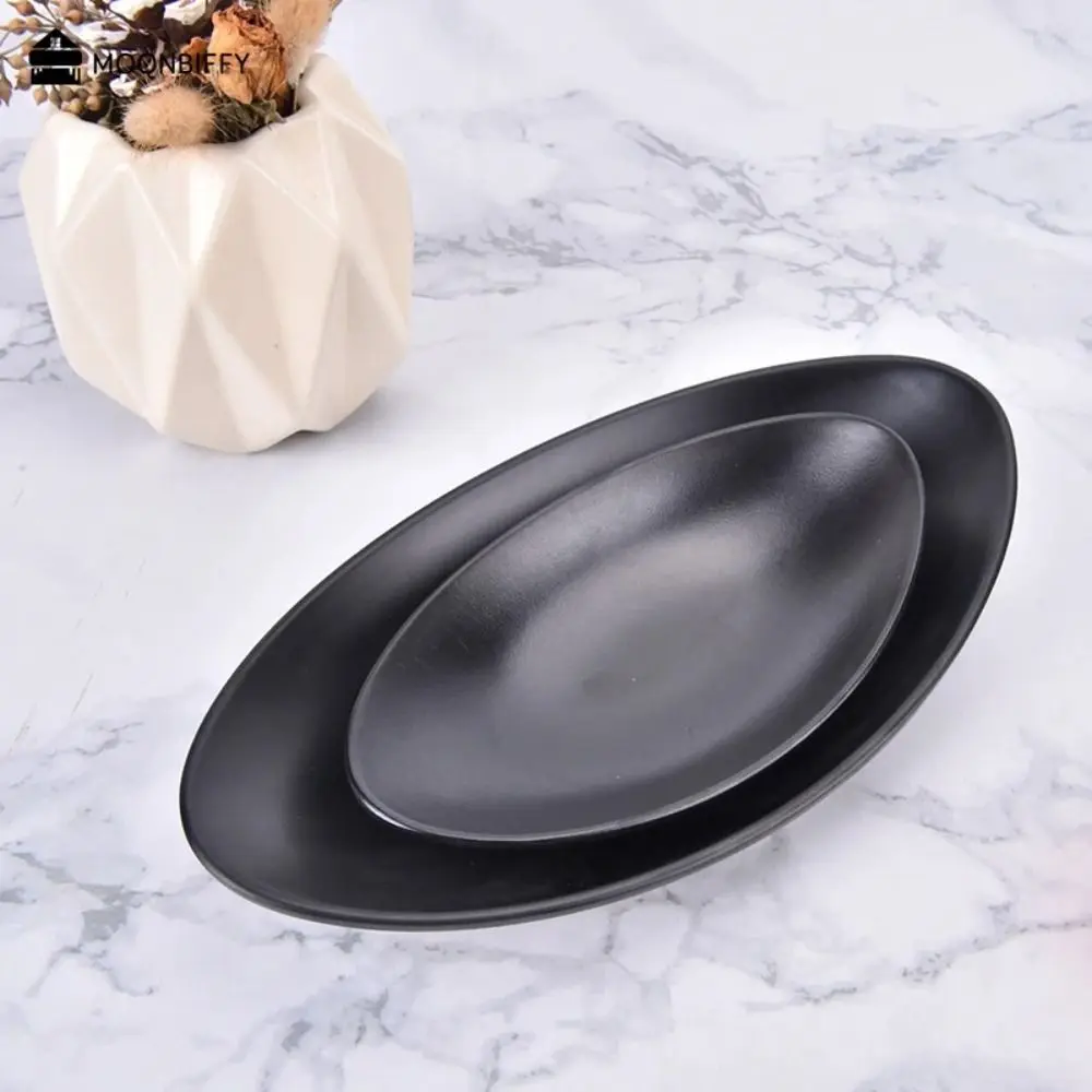 

Hotel Tableware Oval Ring Dish Japanese Nordic Jewelry Tray Small Black Key Tray Key