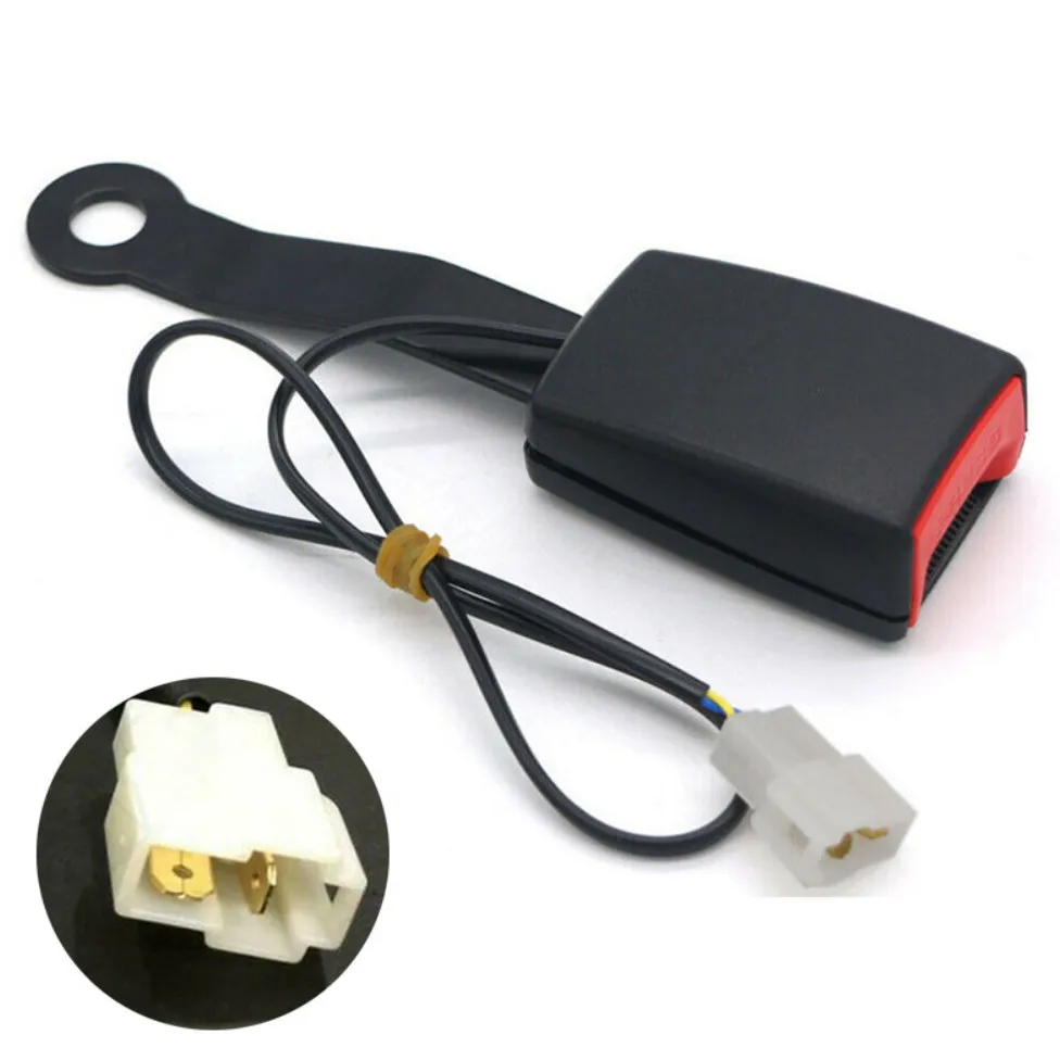 New Front Driver Seat Belt Buckle Plug Connector Warning Cable Duty Belt Camlock view 5