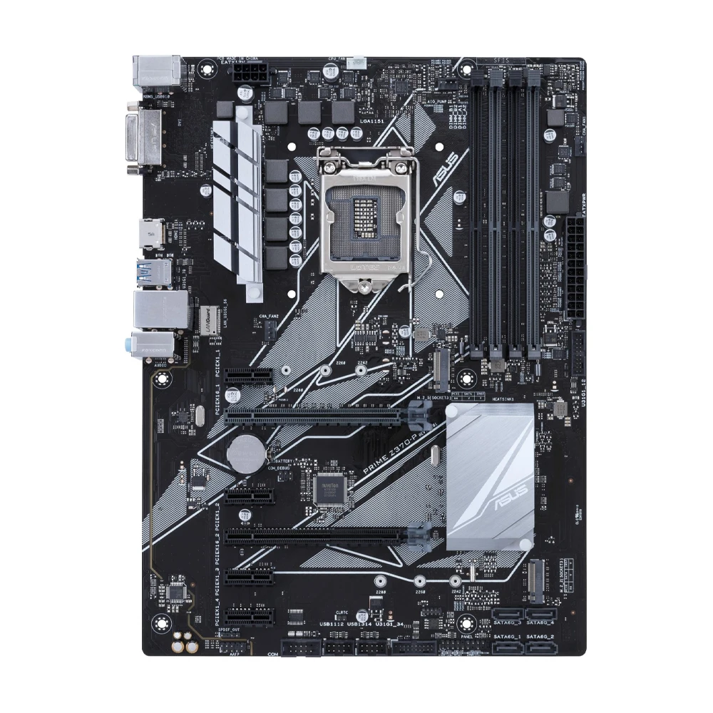

Материнская плата ASUS PRIME Z370-P с поддержкой i9-9900KF i7-9700K i5-9600 Процессор LGA1151 4×DDR4 DIMM 64 ГБ 4xM.2 NVME Intel Z370 Материнская плата