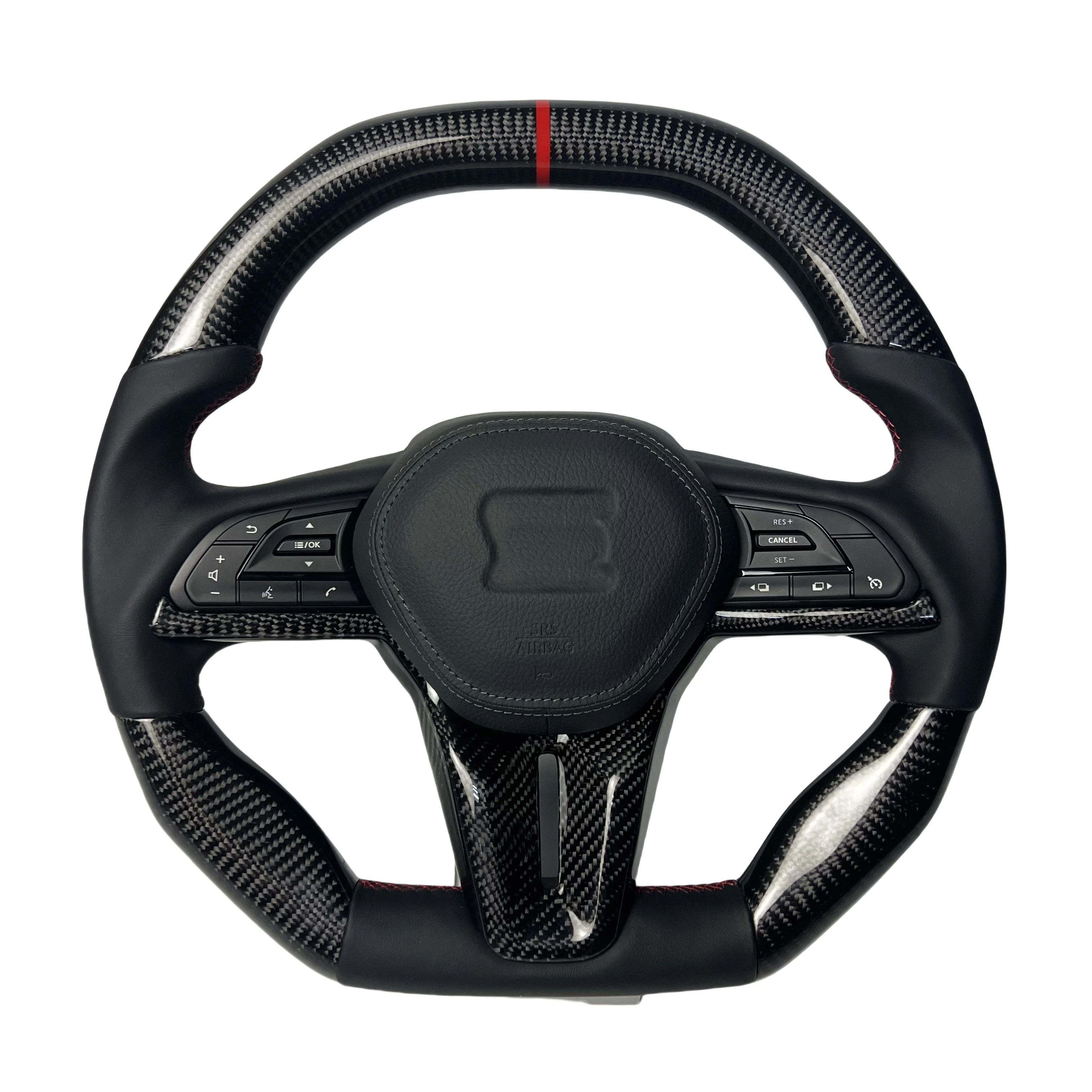

Upgraded customized leather carbon fiber steering wheel for Nissan GTR R35 Steering Wheel 2007-2016 Customized